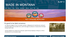 Desktop Screenshot of madeinmontanausa.com